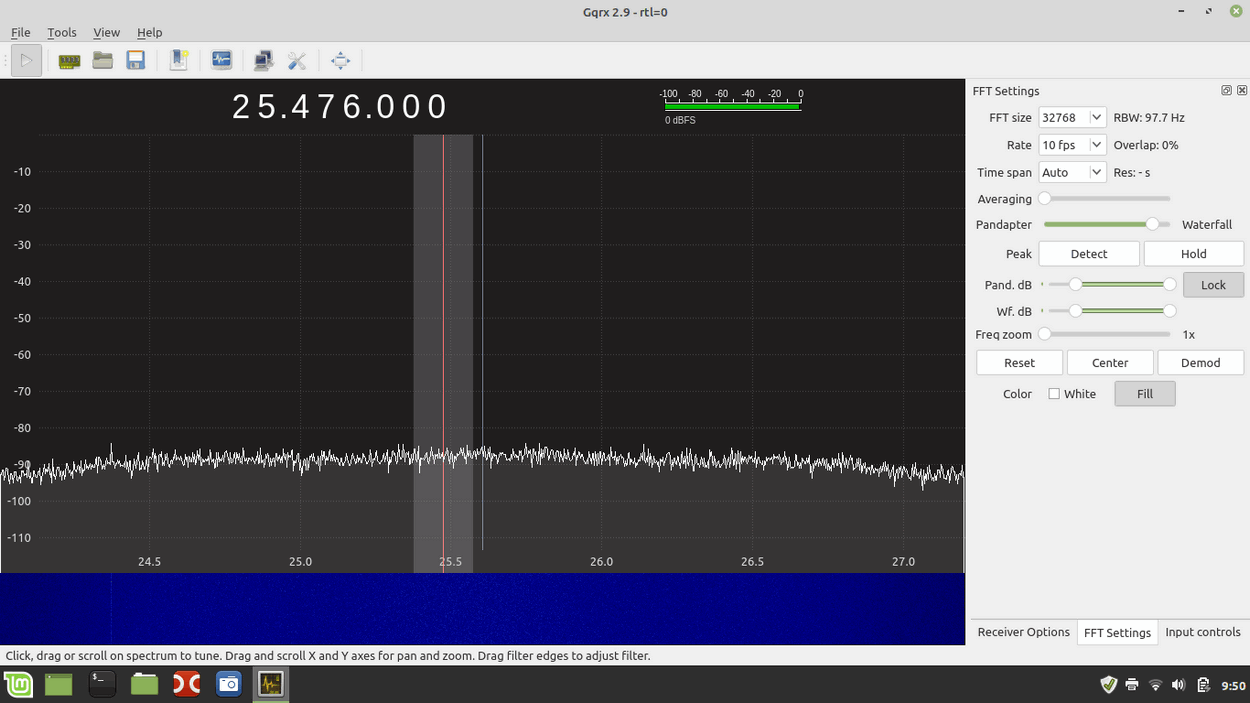 25 MHz off